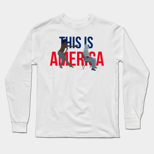 Childish Gambino - This is America Long Sleeve T-Shirt by xavierjfong